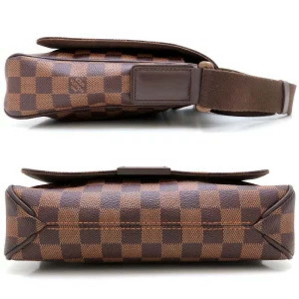 LOUIS VUITTON Damier District Shoulder Bag Ebene - Picture 2 of 9